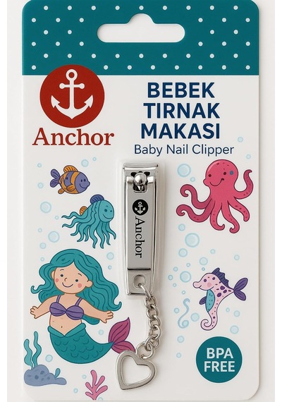 Lexroo Anchor Zincirli Bebek Tırnak Makası