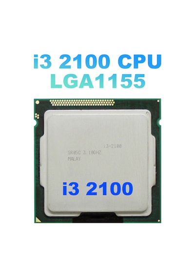 Core I3 2100 Cpu Lga1155 İşlemci 3mb B75 Madencilik Anakartı İçin