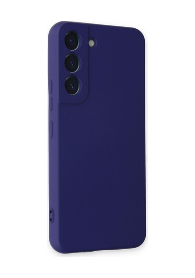 Samsung Galaxy S22 Ile Uyumlu Kılıf Nano Içi Kadife Mor Renk Kamera Korumalı Silikon Kapak Col169797-mor
