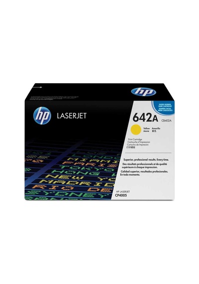 Hp 642A-Cb402A Sarı Toner