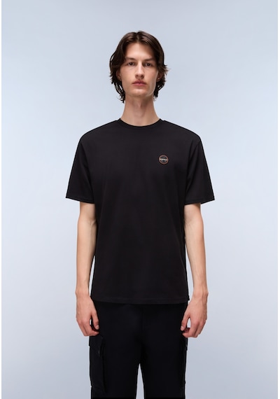Napapijri S-badge Ss 1 Erkek T-shirt-31959 Siyah