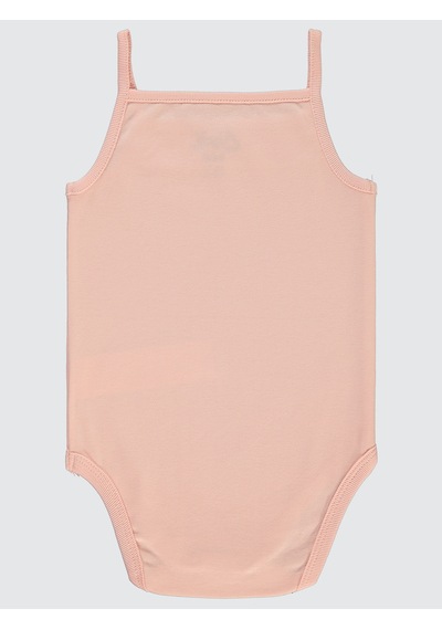 Civil Baby Kız Bebek Çıtçıtlı Badi 2-3 Yaş Pudra