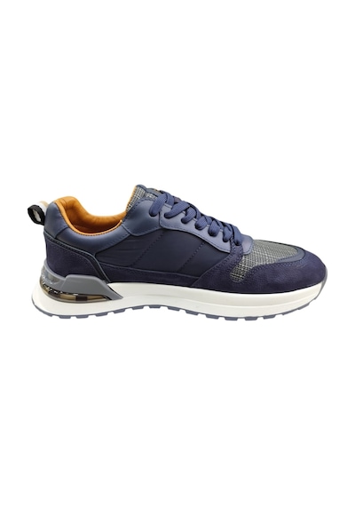 Güvener King Shoes Lacivert Deri Spor Erkek Ayakkabı Lacivert