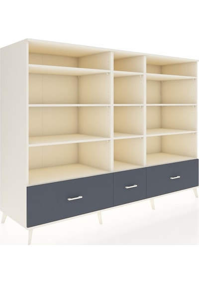 Kronos Dolap 12 Raflı 3 Çekmeceli 220x59x163 Aytaşı-aytaşı/antra Aytaşı-aytaşı/antrasit Kronos Dolap 12 Raflı 3 Çekmeceli 220x59x163 Aytaşı-aytaşı/antra Aytaşı-aytaşı/antrasit