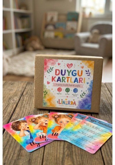 Duygu Kartları Çocuklar İçin | Duygu Tanıma, Duygu İfade Etme ve Empati Oyunu | Eğitici Kart Oyunu | 3+ Yaş