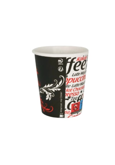 Excodi Cup 8 Oz Kapaklı Karton Bardak 250 ML - 100 Adet