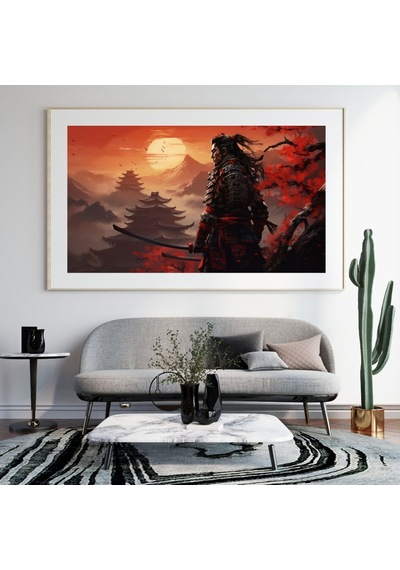 Samuray Evrim 90x50 8684660336314 Pvc Çerçevesiz Tablo
