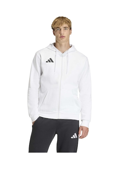 Whıte/black Adidas Erkek Futbol Kapşonlu Sweatshirt Ent26 Fz Hood Kf5943 beyaz