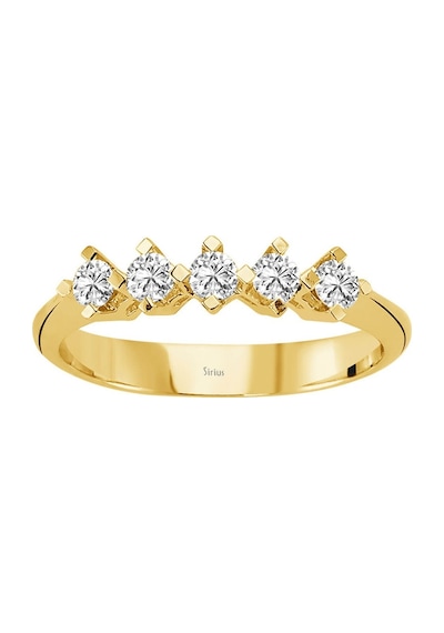Sirius E Renk 0,34 Karat Pırlanta 5 Taş Yüzük 0817R0262