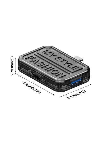 Type-c Hdmi Usb 3.0 Pd Şarj Giriş Mini Taşınabilir Çevirici Adaptör Bx3h