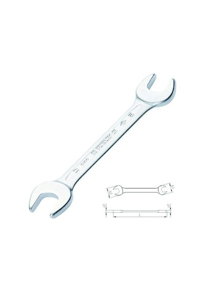 Kısa Boy Çatal İki Ağız Anahtar 12 X 13 Mm Kullanım Kolaylığı