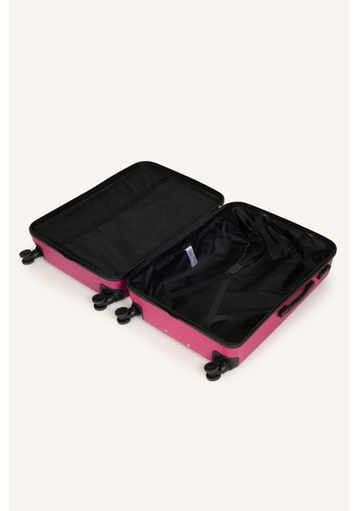 Defacto Unisex Sert Kapaklı Çekçekli Küçük Fusya Valiz I1711axnspn662 Pembe-pn662