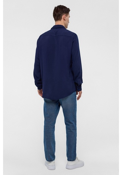 Backandbond Lacivert Regular Fit Uzun Kollu Gömlek Backandbond Lacivert Regular Fit Uzun Kollu Gömlek