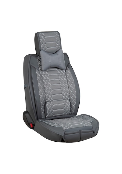 Hyundai İx55 Uyumlu Lüks Deri Oto Koltuk Kılıfı Ön Arka Takım Set Füme Fs
