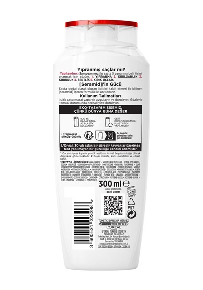 L'oréal Paris Elseve Komple Onarıcı 5 Yapılandırıcı Bakım Şampuanı 300 Ml Beyaz