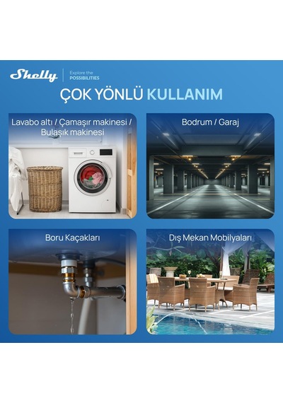 Shelly Flood Gen4 Akıllı Su Kaçak Sensörü