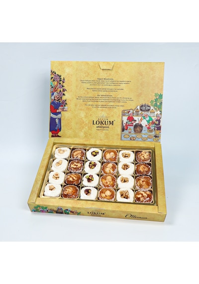 Lokum Atölyesi Karışık Çerezli Sarma Lokum 500 G