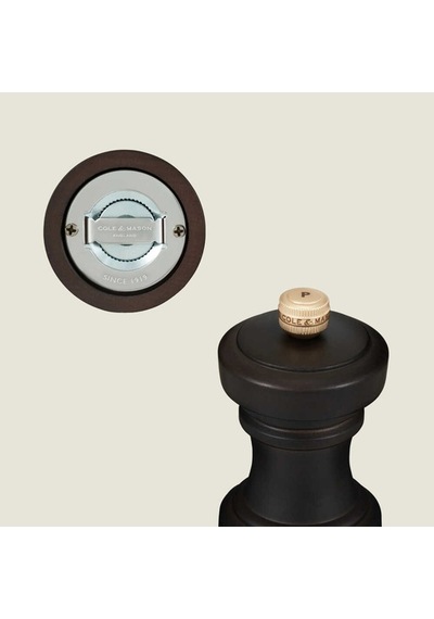 Cole & Mason H233056 Hoxton Çikolata Renkli Tuz Ve Biber Değirmenleri 104mm Çok Renkli