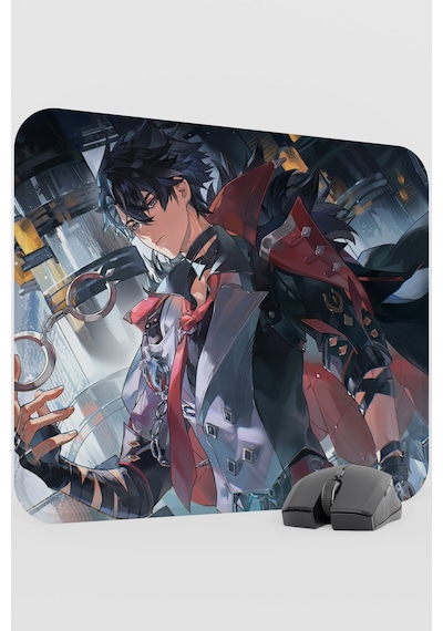 Wriothesley Genshin Impact Anime Gacha V5 - 48x40 Xl Gaming Mouse Pad Fare Altlığı