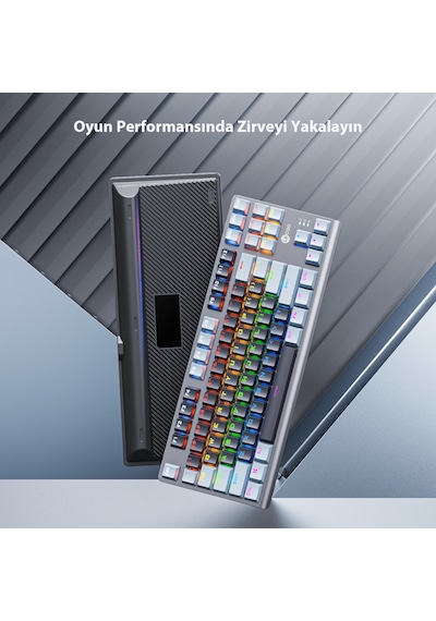 Lecoo GK304 Kablolu Red Switch Makrolu RGB Gaming Mekanik Türkçe Q Klavye