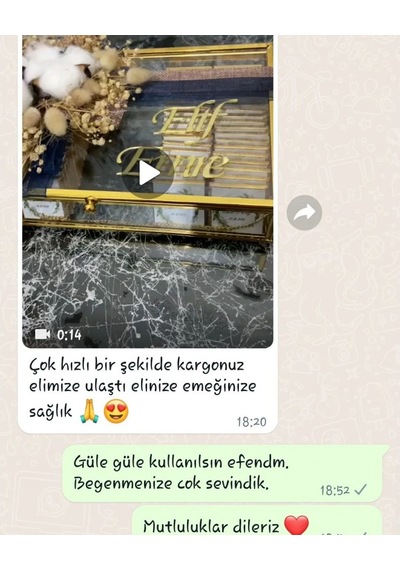 Metal Cam Kutuda Süslü Nişan Çikolatası 80 Adet