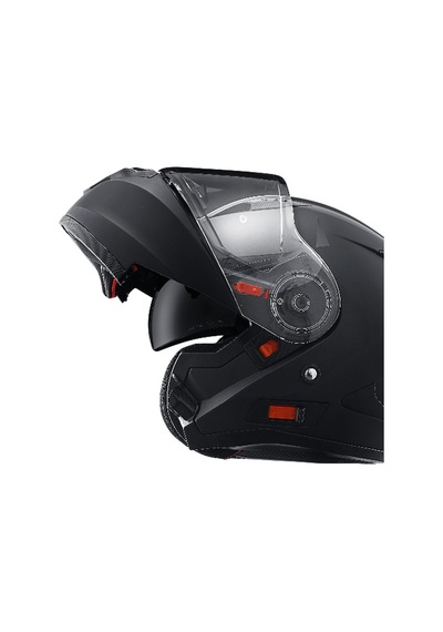 Ff868 Night Motosiklet Kaskı Güneş Vizörlü Çene Açılır Motorcu Kask Siyah