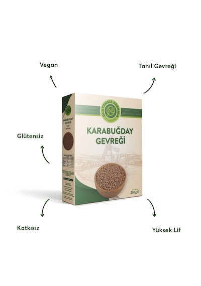 Glütensiz Karabuğday Gevreği Tarçınlı 250 G