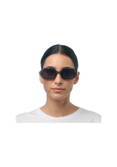 Okkia Andrea Altıgen Unisex Güneş Gözlüğühavana / Lens : Yeşil Kahverengi