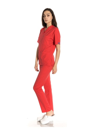 Unisex Likralı Narçiçeği Doktor / Hemşire Forması