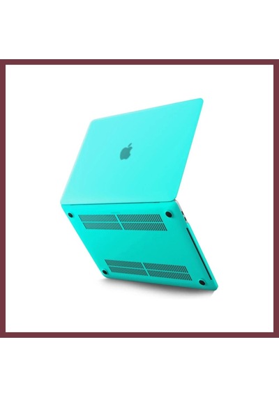 Storeşahin Apple Uyumlu Macbook Pro 13 2020 Macbook Buzlu Kapak - Yeşil Shn0720