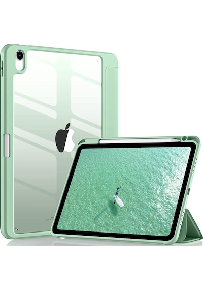 Apple Uyumlu iPad, 7. 8. 9. Nesil 10.2" Kılıf Grafiti Şeffaf Kalem Bölmeli 2019 2020 2021