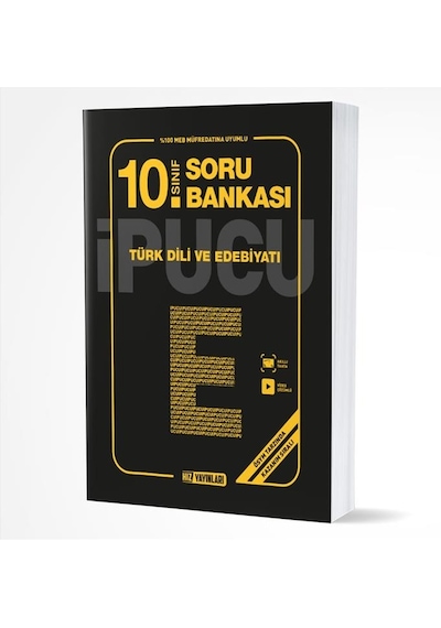 10.Sınıf Türk Dili Ve Edebiyatı İpucu Soru Bankası -  Hız Yayınları