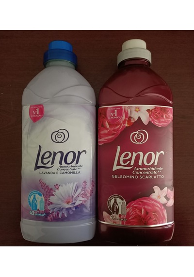 Lenor Çamaşır Yumuşatıcısı Lavanta ve Yasemin Çiçeği 2 x 1050 ML