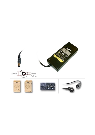 Teknikshop HP Uyumlu 613161-001, 677774-002 Notebook Adaptörü Şarj - 19V 4.74A (Uc: