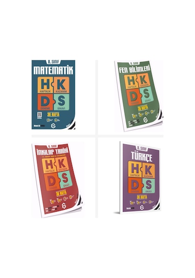 Arı 8. Sınıf Tüm Dersler Haftalık Deneme Seti 4 Kitap Arı Yayınla