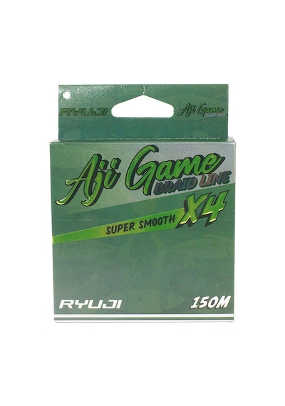 Ryuji Aji Game 0.03mm 150m Dark Green 4 Kat İp Misina 2.5kg Çeker