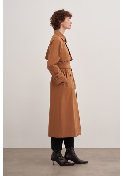 Aker 24aw07165111 Küçük Beden Trençkot 24aw07165111 124 Taba Taba