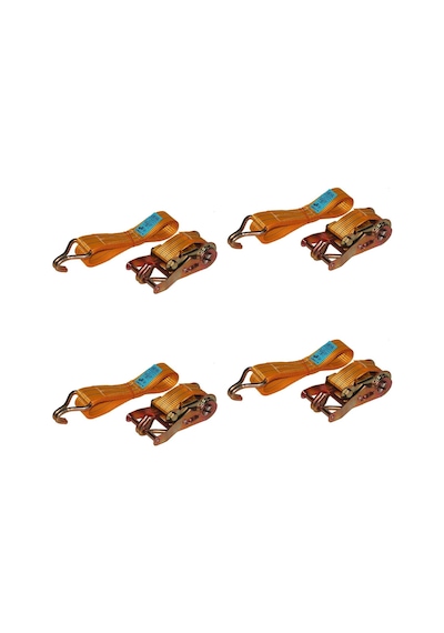 Safeset Sg-40 35mm 1,5 İnç Spanzet 6 Mt 1000-2000dan 8 Mm Çift J Kanca 1.1 Yük Gerdirme Halatı