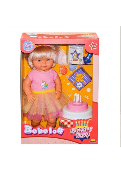40021 Bebelou Doğum Günü Bebek 40 Cm Standart