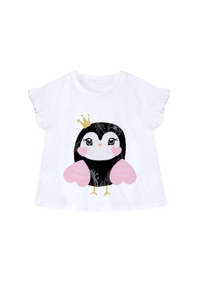 Kalpli Baykuş Kız Çocuk Yazlık T-shirt Şort Takım