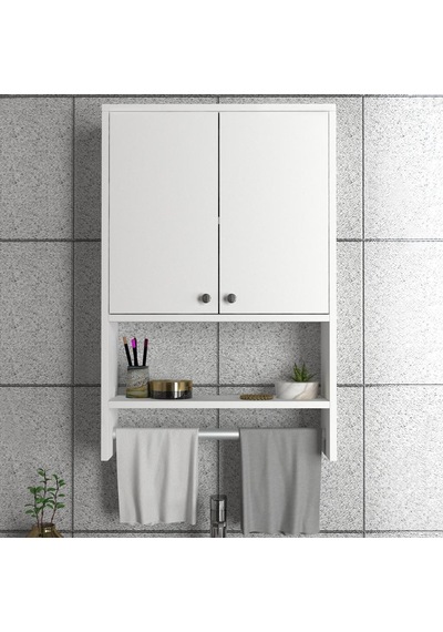 Dekorister Vira Banyo Dolabı Beyaz Çok Renkli