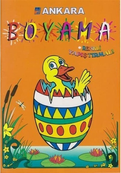 Stickerli Kalın Boyama (Turuncu) / Kolektif