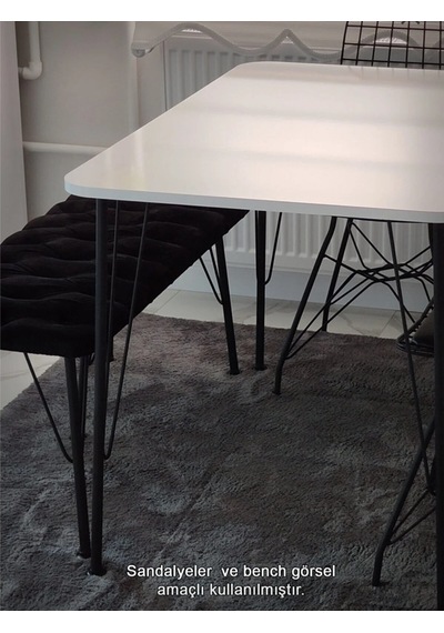 Webdepo Wood Idea 60X110 Beyaz Mutfak Ve Çalışma Masası