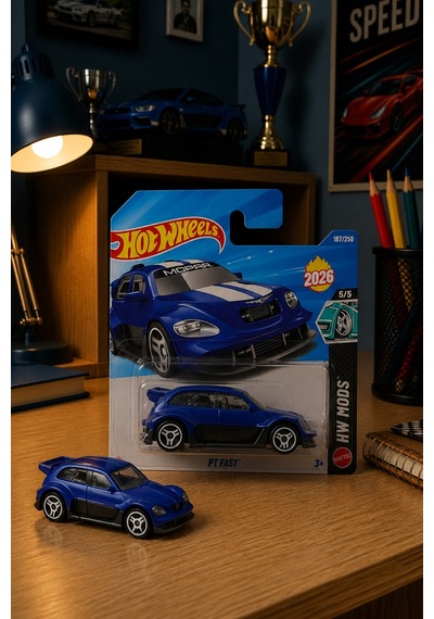 Hot Wheels Pt Fast - Hw Mods 2026 Özel Seri Metal Oyuncak Araba Çok Renkli