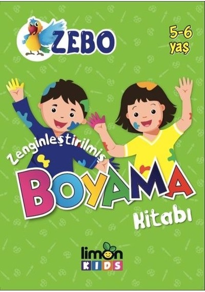 Zenginleştirilmiş Boyama Kitabı 5-6 Yaş- Limonkids