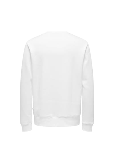 Only & Sons Onsdawson Beyaz Erkek Sweatshirt 22033193 Beyaz