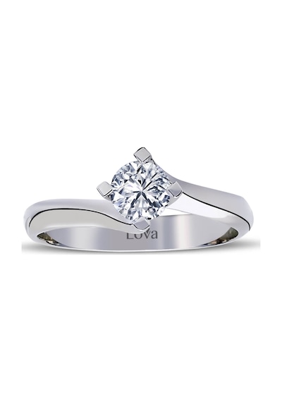Lova F Renk 0,46 Karat Pırlanta Tektaş Yüzük - Hrd - 1030097