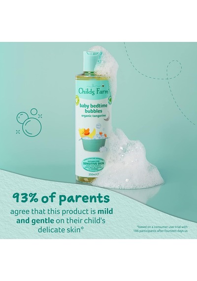 Organik Mandalina Özlü Uyku Öncesi Bebek Banyo Köpüğü 250ml Çok Renkli