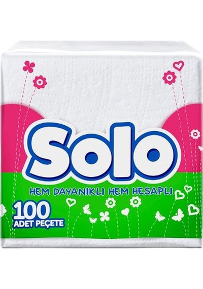Solo Süper Peçete 100'lü 24 Paket