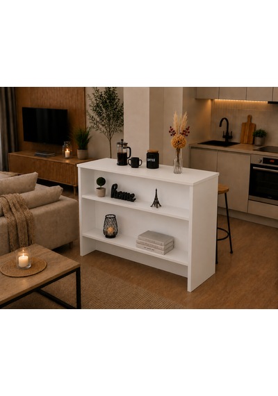 Figa Mutfak Adası - Mutfak Masası-120 Cm Beyaz Figa Mutfak Adası - Mutfak Masası-120 Cm Beyaz